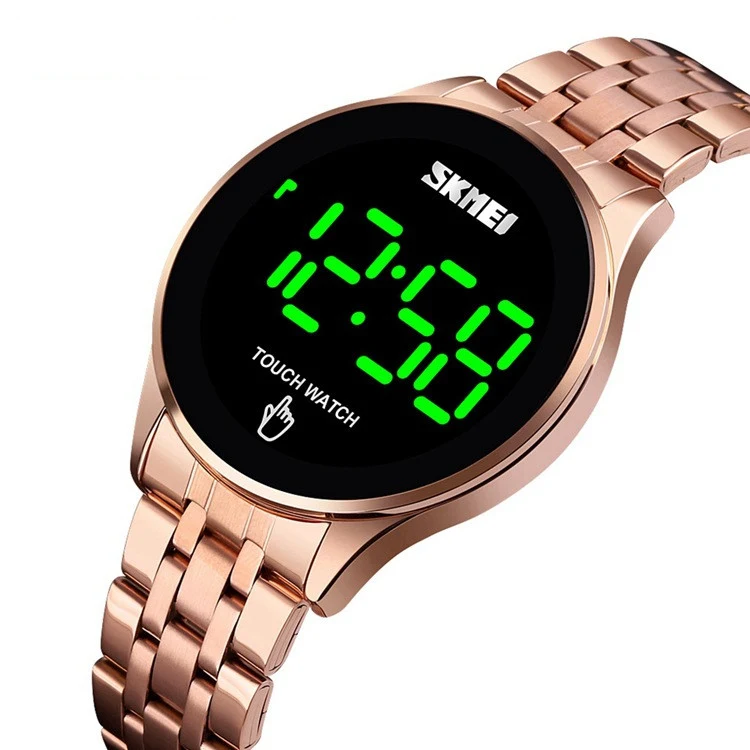 SKMEI 1579 Heren Elektronisch Horloge Casual Fashion Stalen Band Multifunctioneel. Een stijlvol en praktisch horloge voor dagelijks gebruik.