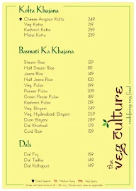 The Veg Culture menu 8