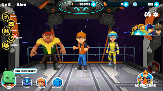 BoBoiBoy: Galactic Heroes RPG Screenshot