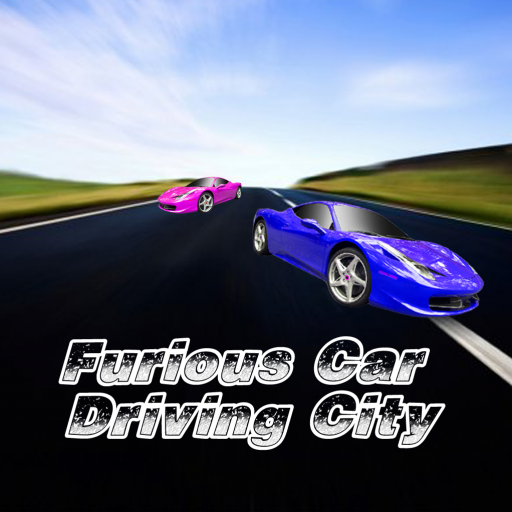 Furious Car Driving City