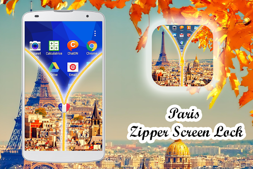 Paris Zipper Screen Lock