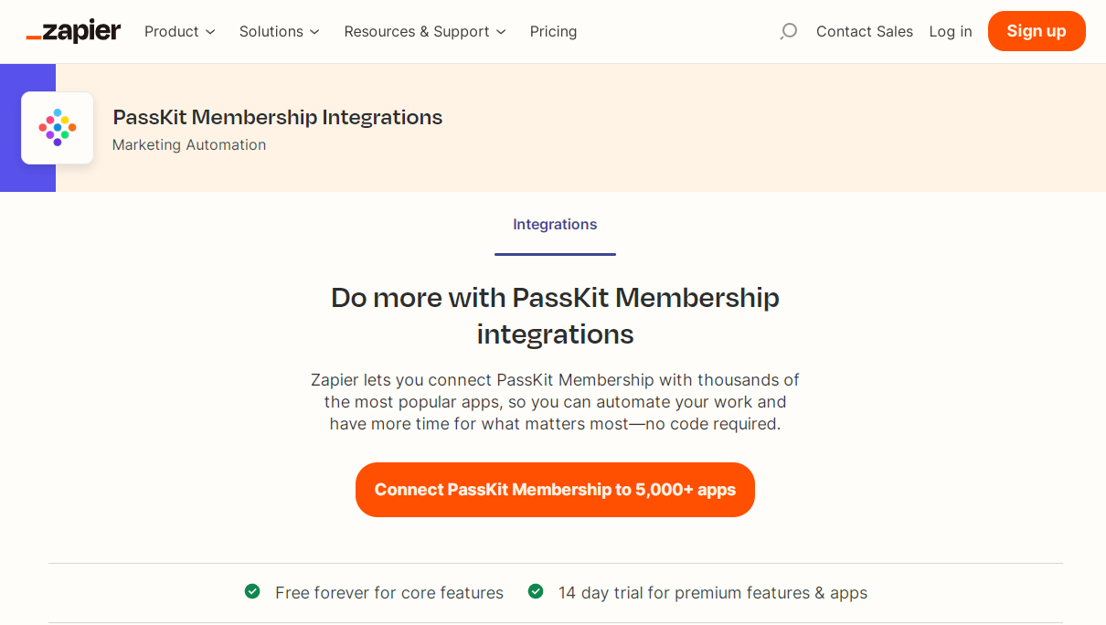 PassKit integrations