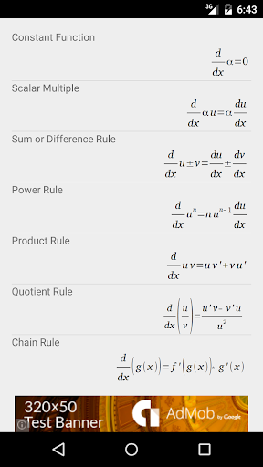 Differential Calculus QNotes