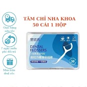 Tăm Chỉ Nha Khoa Tiệt Trùng Vệ Sinh Răng Miệng Hộp 50 Chiếc