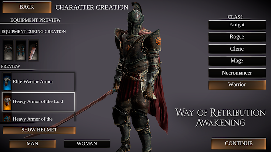 Way of Retribution Awakening v 2.894 Hack mod apk (mandatory use of gold to buy items)