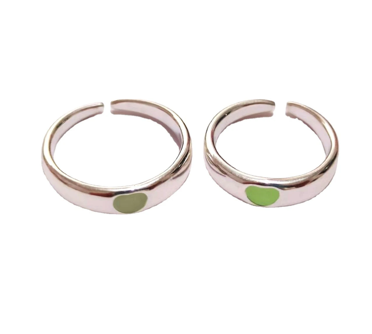 Title 1, Bagues de couple avec goutte de gel lumineuse, ...