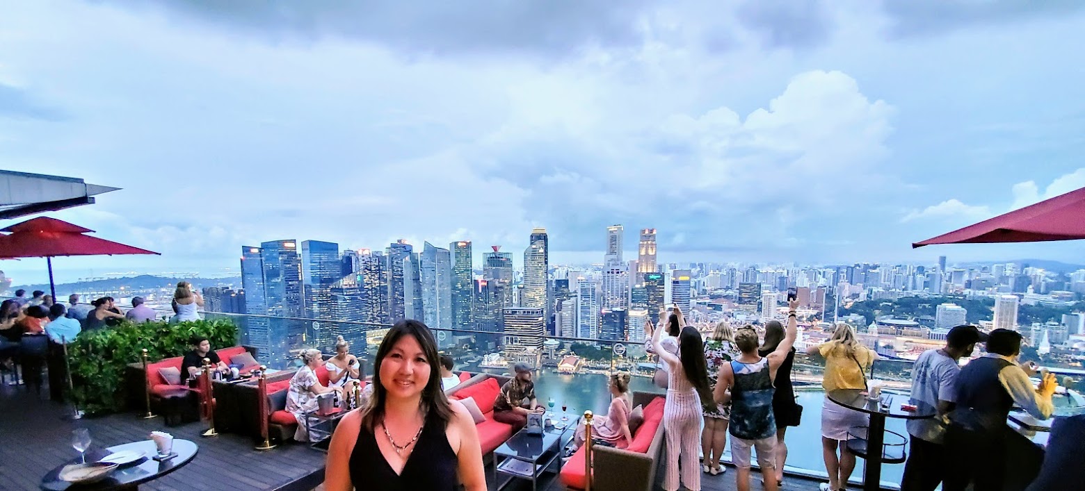 Guide to Visiting Marina Bay Sands, Singapore: I recommend Ce La Vi at Marina Bay Sands - you get a drink and a view for the price