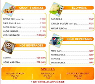 BTW Cafe menu 1