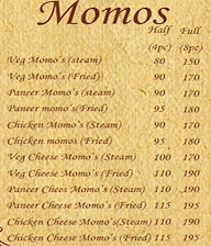 Chow Momos menu 1