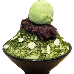 705. Matcha Redbean Bingsu