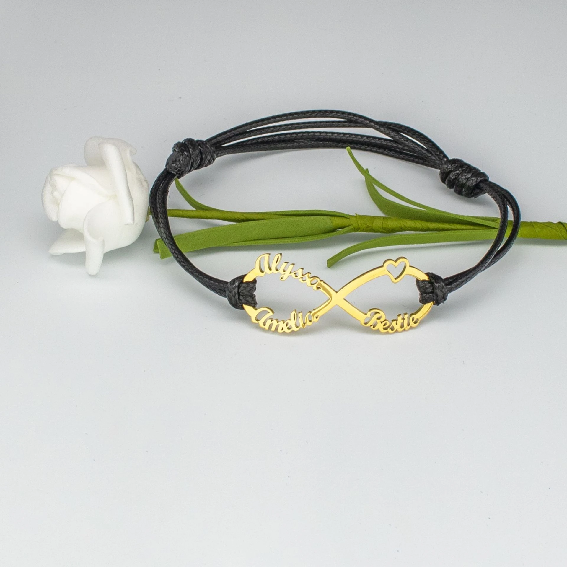 Title 2, Bracelet Nom Illimité Lasheng Cadeau Mode Perso...