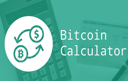Bitcoin calculator small promo image