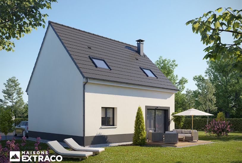  Vente Terrain + Maison - Terrain : 477m² - Maison : 86m² à Bréauté (76110) 