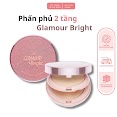 Phấn Phủ 2 Tầng Glamour Bright Thái Lan Cao Cấp, Phấn Phủ Có Nhũ Siêu Mịn Tự Nhiên Kiềm Dầu Tốt