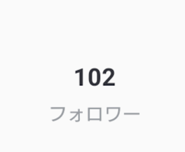 フォロワーさん100人ありがとうございます！