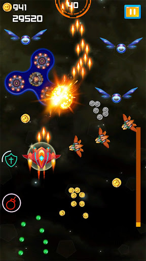 Galaxy Attack - Alien Shooter APK MOD – Pièces Illimitées (Astuce) screenshots hack proof 1