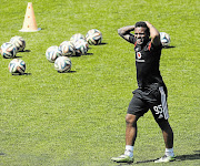 Orlando Pirates striker Kermit Erasmus at training. He is tipped to join Egyptian giants Zamalek, who have already opened talks with the player.
