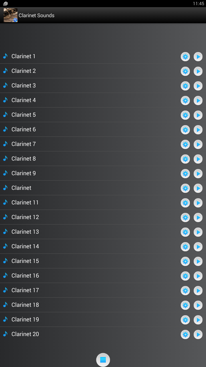 Clarinet Sounds Ringtones Screen 3
