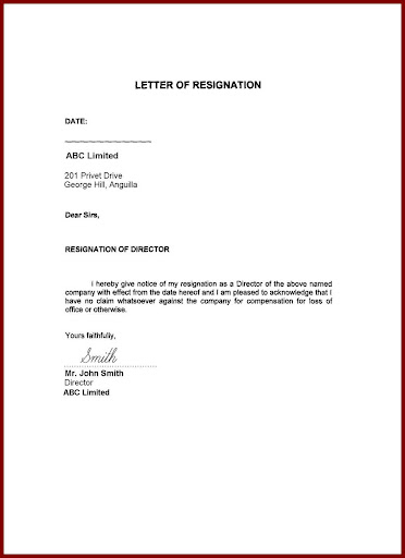 Updated Resignation Letter Samples 19 Pc Android App Mod Download 22