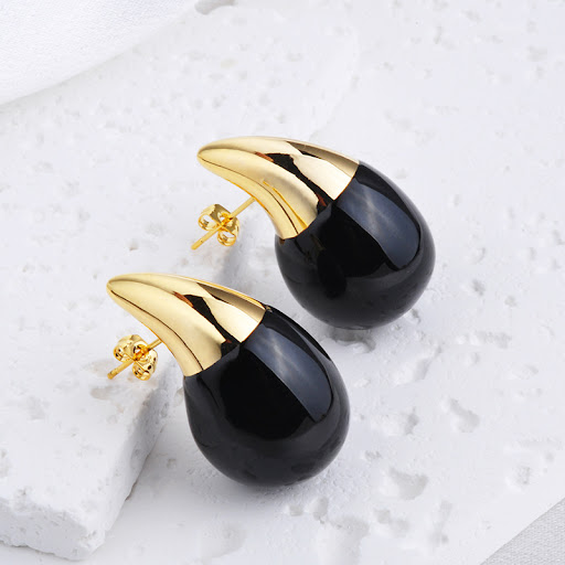 Title 2, Womens Fashion Hollow Teardrop Stud Earrings –...