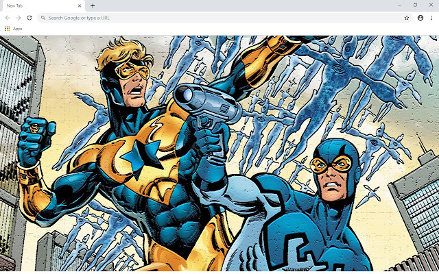 Booster Gold New Tab & Wallpapers Collection