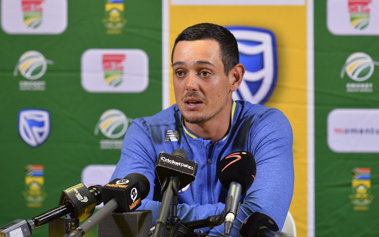 SA Test captain Quinton de Kock