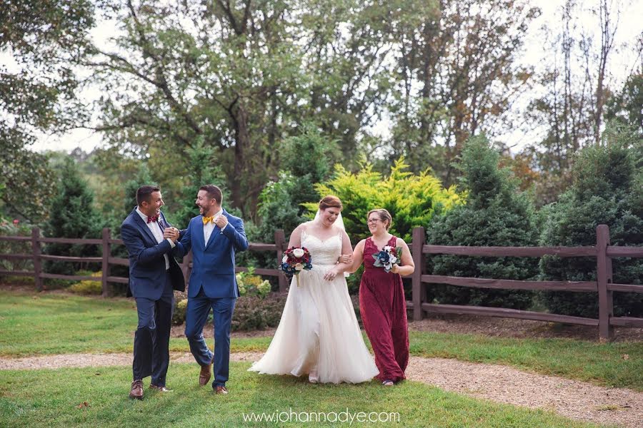 Fotógrafo de bodas Johanna Dye (johannadye). Foto del 8 de septiembre 2019