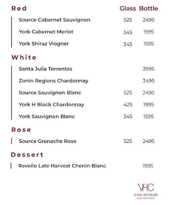 VHC menu 