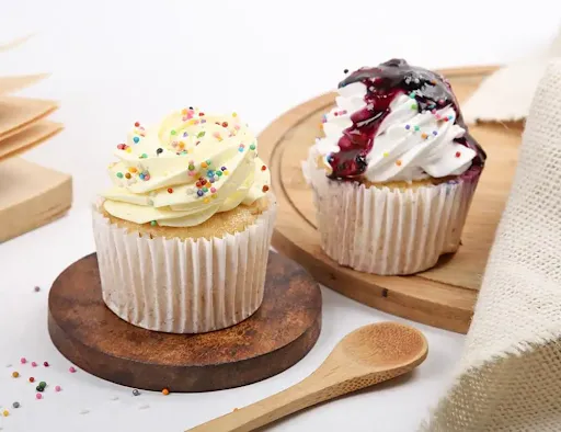 Blueberry & Vanilla Cup Cake Combo