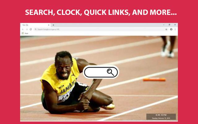 Usain Bolt Wallpapers and New Tab