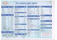 Giani's Ice Cream menu 4