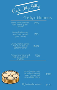 Cafe Itty Bitty menu 1