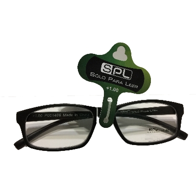 //Lentes de lectura Pasta negro +1.0 undefined