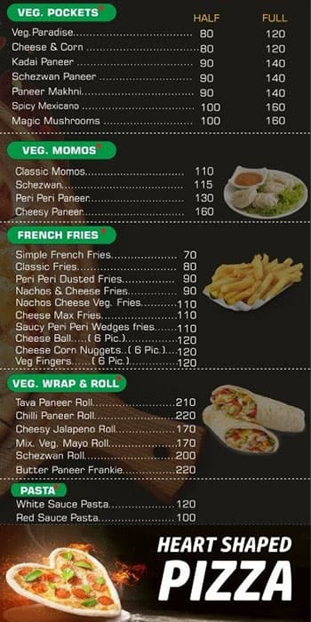 Italio's Pizza menu 