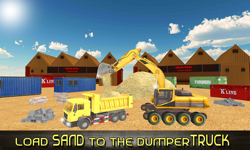 Heavy Excavator Crane Sim 3D