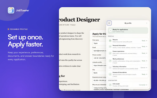 JobToaster — AI Job Application Copilot screenshot 4