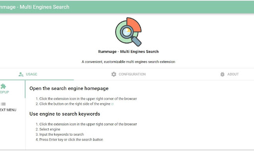 Rummage - Multi Engines Search