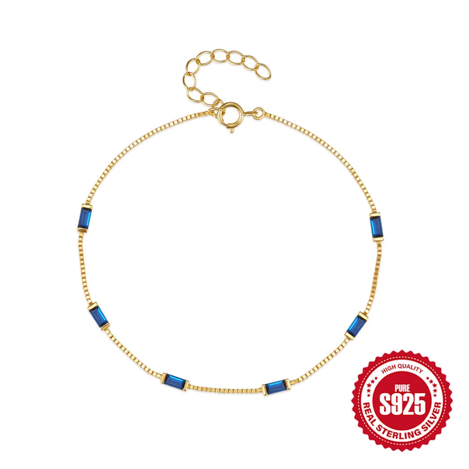 Sterling zilveren Fenglan zirkonia armband, licht luxe, eenvoudig, speciaal van kleur. Een perfect accessoire voor elke gelegenheid.