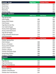 Chopsticks menu 1