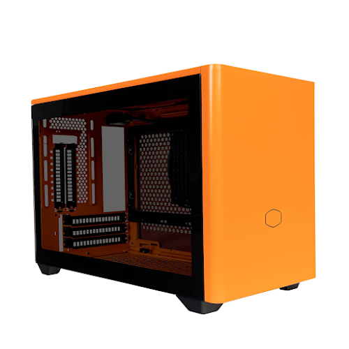 Thùng máy/ Case Cooler Master MasterBox NR200P Sunset Orange (Orange/Black) (MCB-NR200P-OCNN-S00)