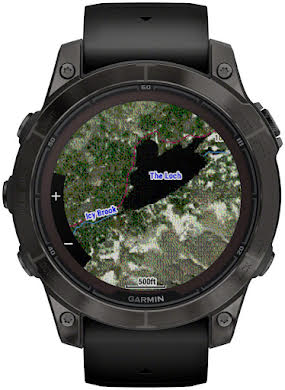 Garmin Fenix 7 Pro Sapphire Solar Smartwatch - 47mm, Carbon Gray DLC Titanium Case, Black Band alternate image 3