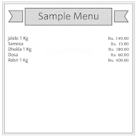 Delhi Confectionary menu 1