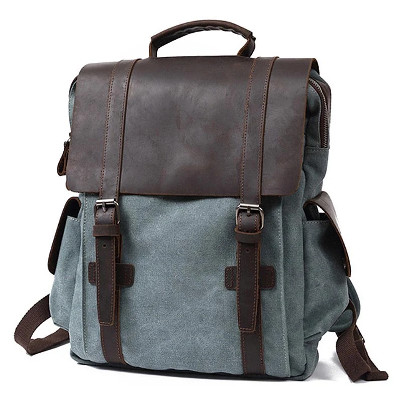 Title 6, Canvas rugzak voor outdoor reizen, stevig en st...