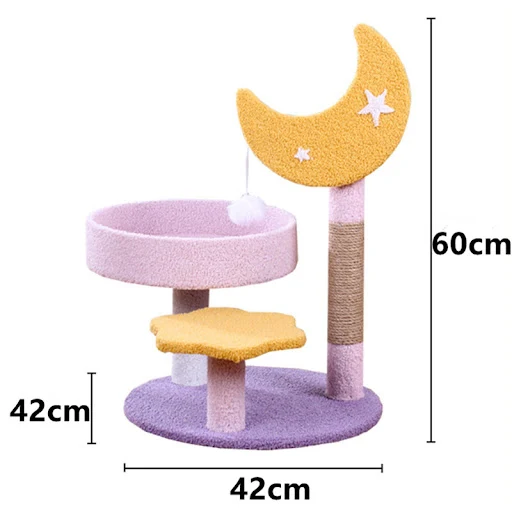 Cat Tower Cats Climbing Frame Three-layer Cat Scratcher Jumping Platform Scratching Post for Cats Scratcher Toys Pet Acc