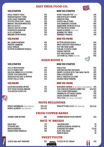 Londoners menu 