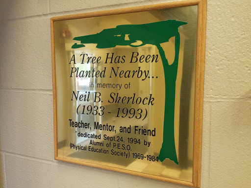 Neil Sherlock Memorial Plaque