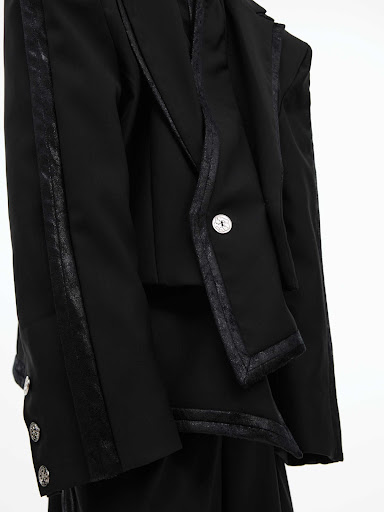 Title 5, Irregular Fake Two-piece Suit Jacket, designed ...