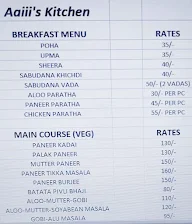 Aaiii's Kitchen menu 4