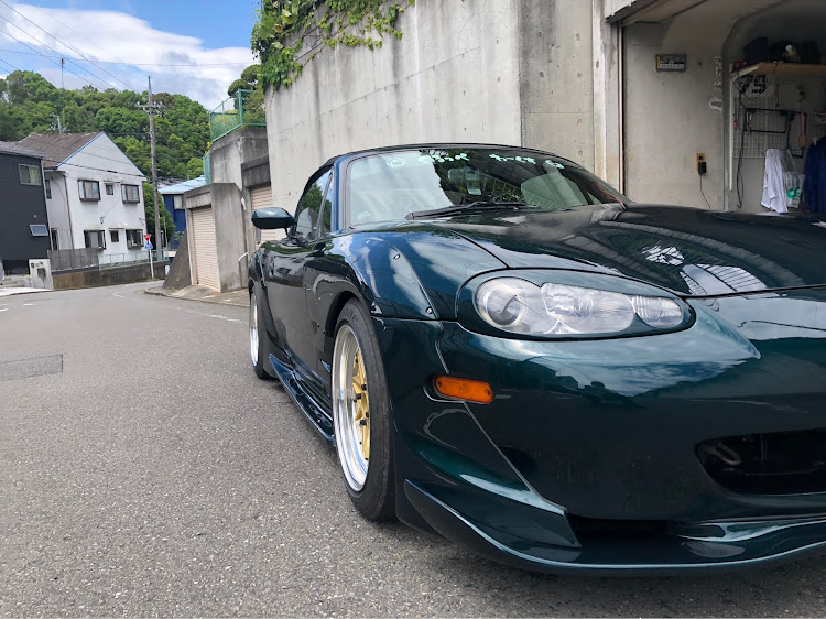 ロードスターの洗車・シュアラスター？・ワコーズクイックシャンプー・コロナウイルスが負けてくれ・半顔イケメンリレーに関するカスタム事例の投稿画像5枚目