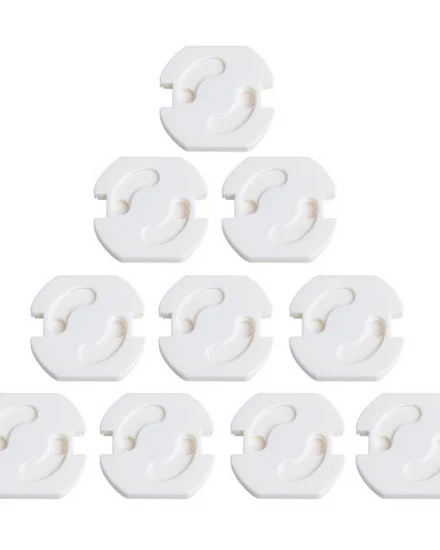 10PCS Baby White Electric Socket Outlet Plug Protection S... - 1